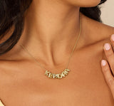 Bubble Letter Necklace