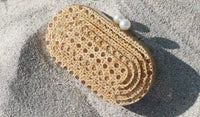 Acrylic Rattan Clutch