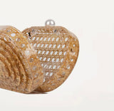 Acrylic Rattan Clutch