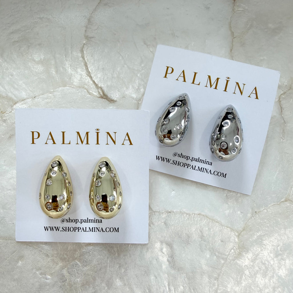 Goldfilled Bling Teardrops