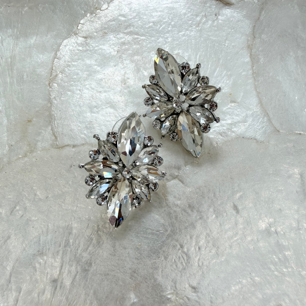 Crystal Marquis Studs