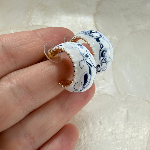 Blue and White Enamel Hoop