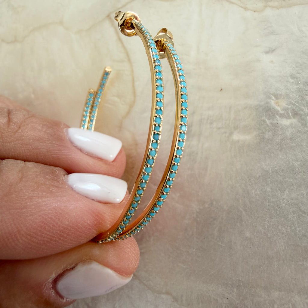 Gold Filled Thin Hoops