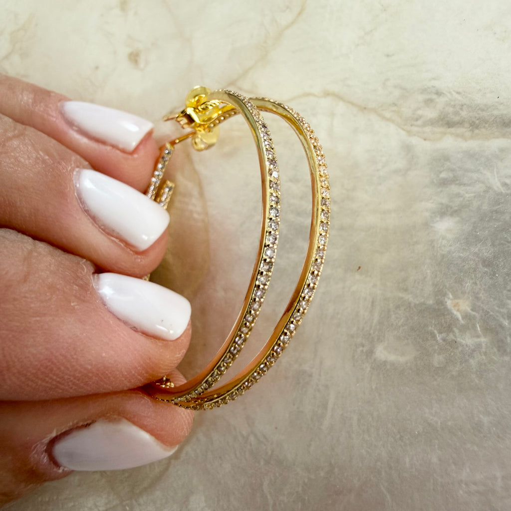 Gold Filled Thin Hoops