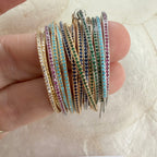 Gold Filled Thin Hoops