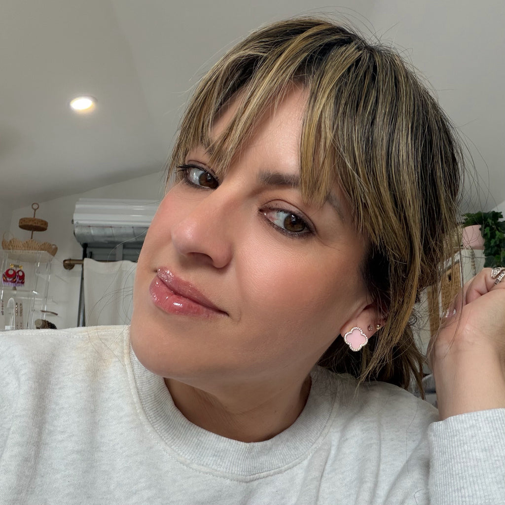 Clover and CZ Studs
