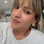 Gold Pearl Shell Studs