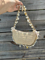 Straw and Seashell Handbag