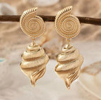 Ultra Lightweight Gold Seashells