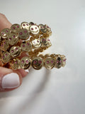 Smiley Face Stretch Bracelet (Pink Eyes)