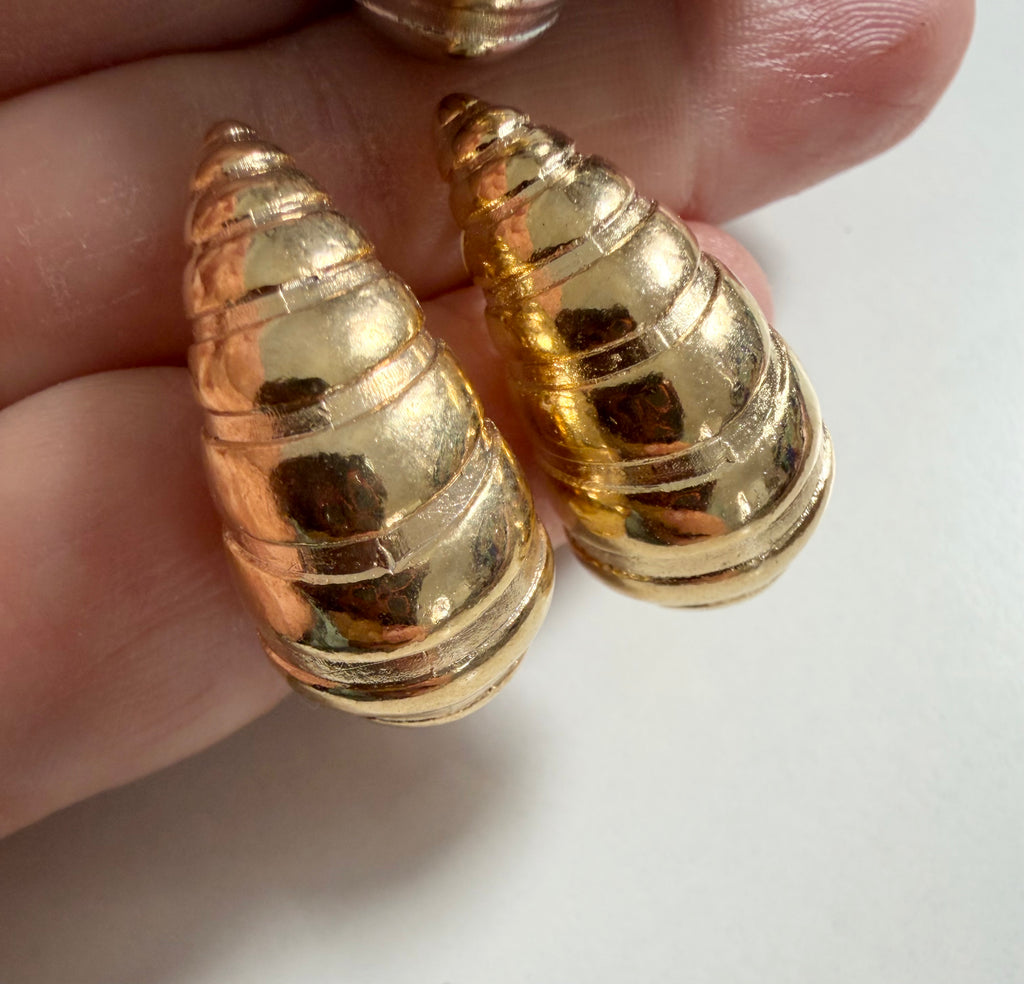 Gold Filled Elaborate Teardrops