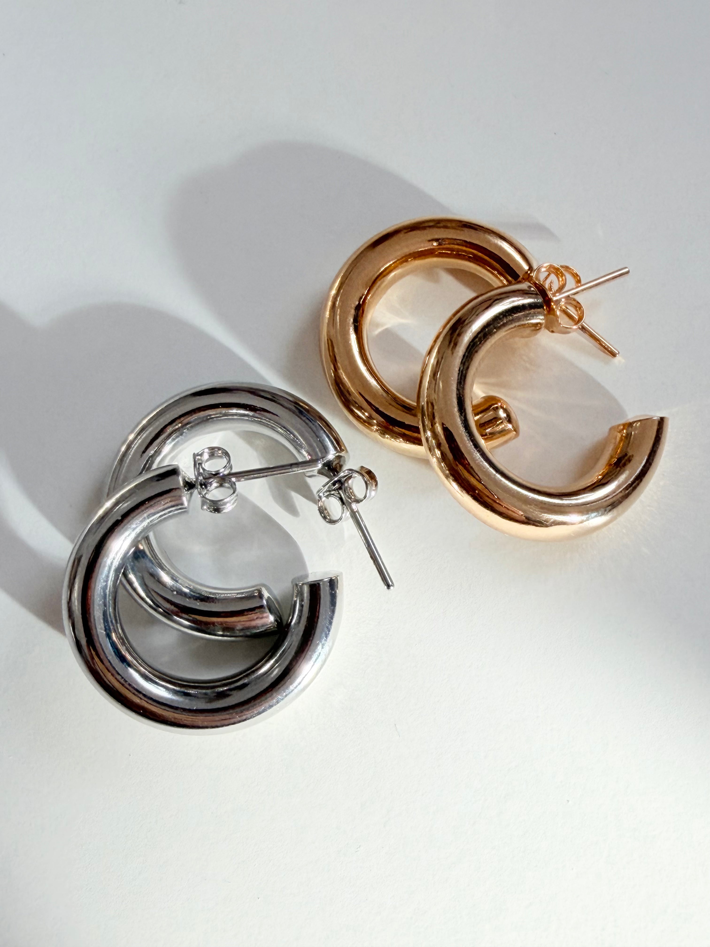 Gold Filled Mini Hoops