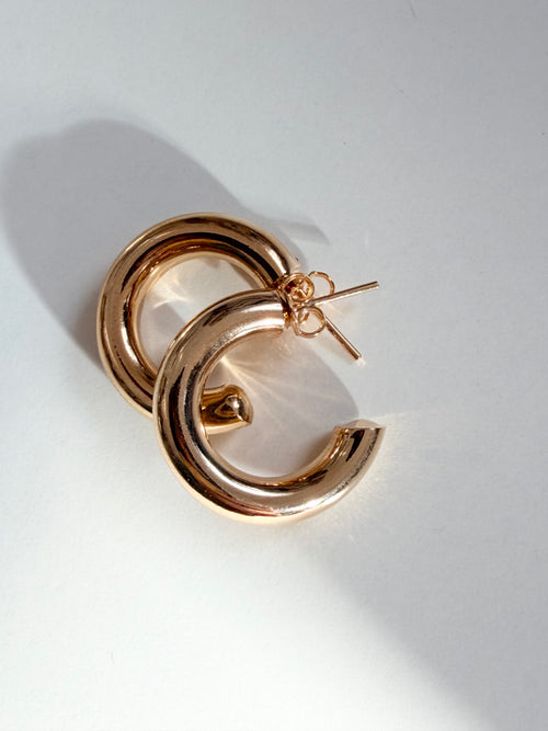 Gold Filled Mini Hoops