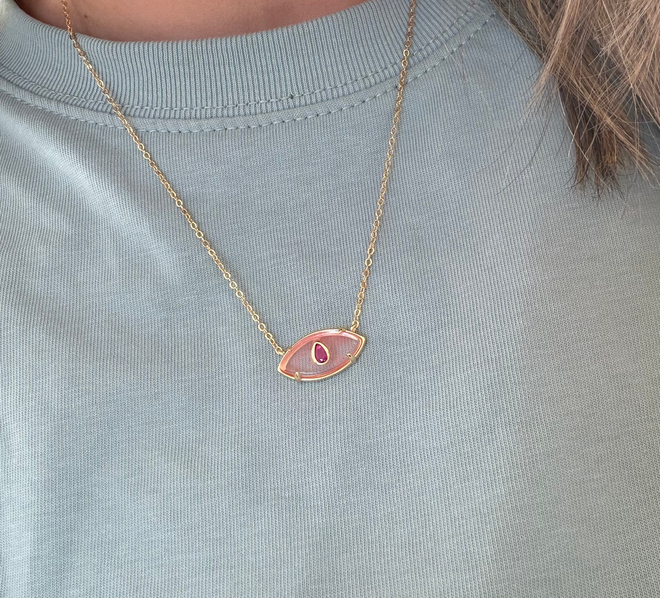 Natural Stone Evil Eye