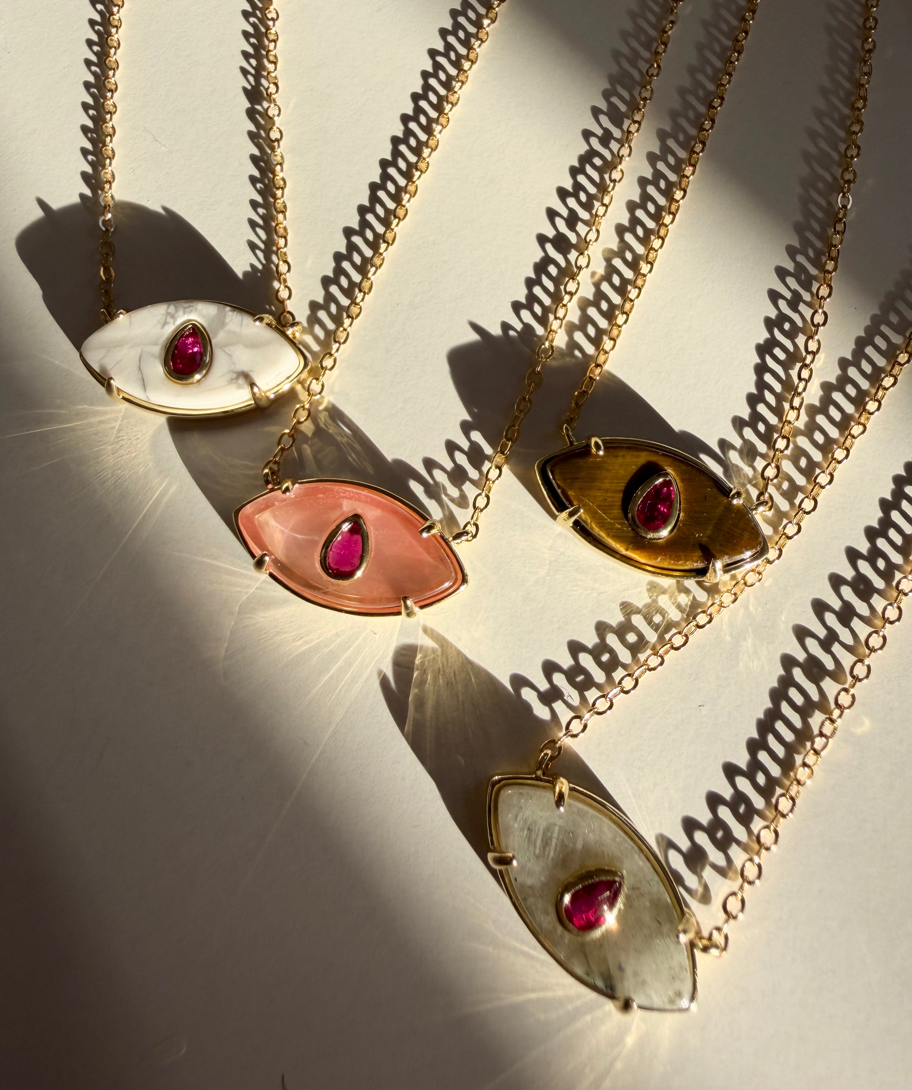 Natural Stone Evil Eye