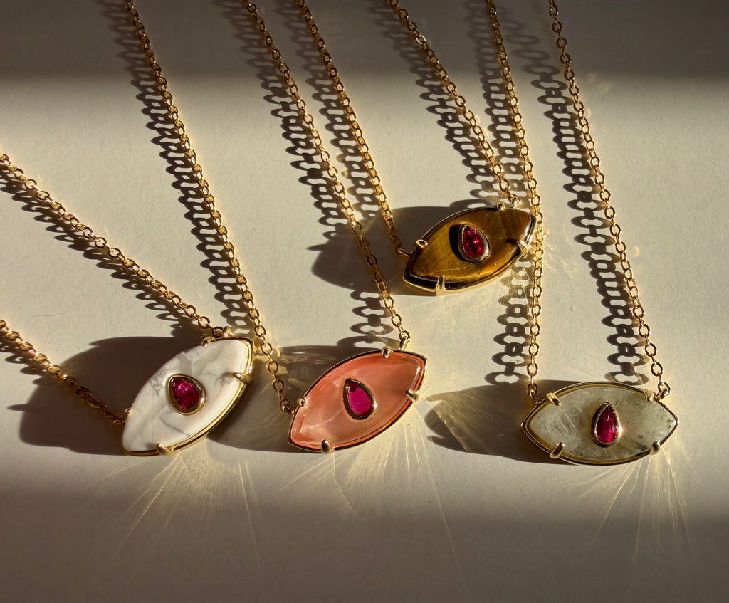 Natural Stone Evil Eye