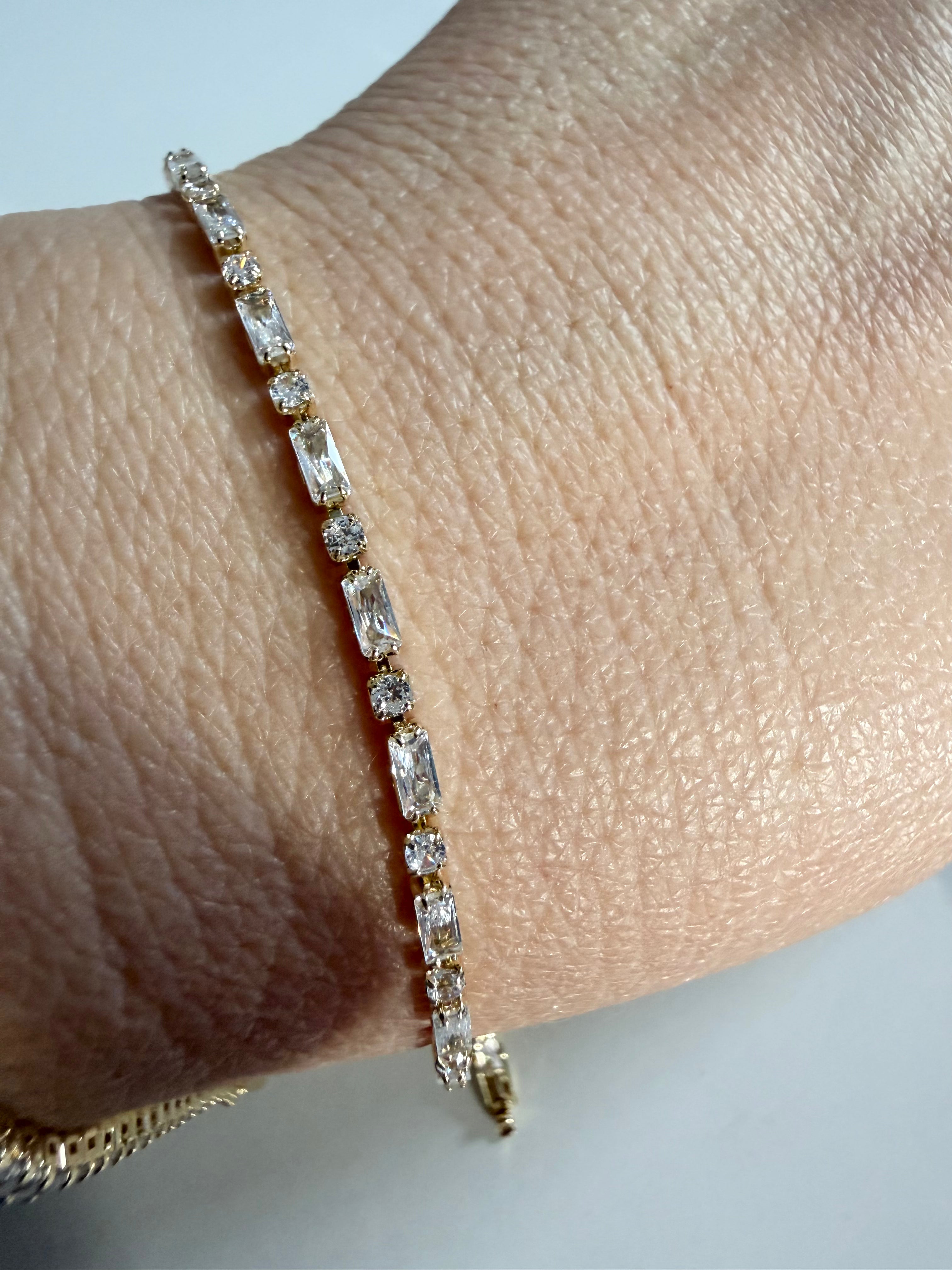 Baguette Tennis Bracelet