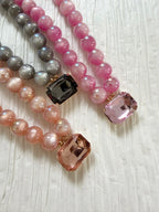 Colored "Pearl" Necklace