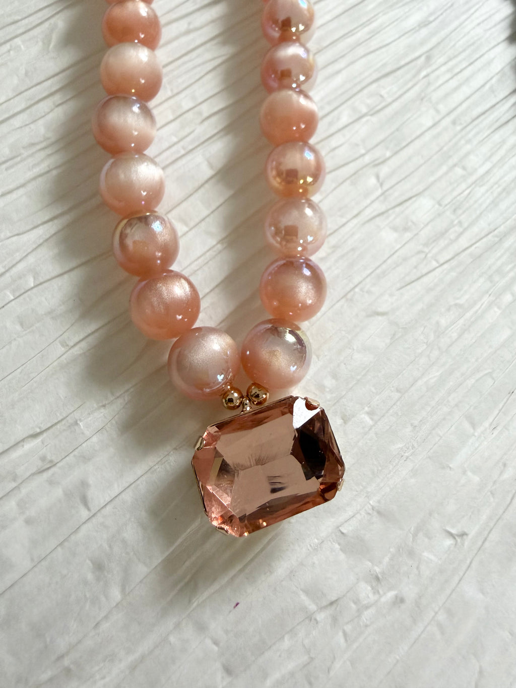 Colored "Pearl" Necklace