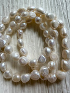 Set of 3 Pearl Stretch Bracelet