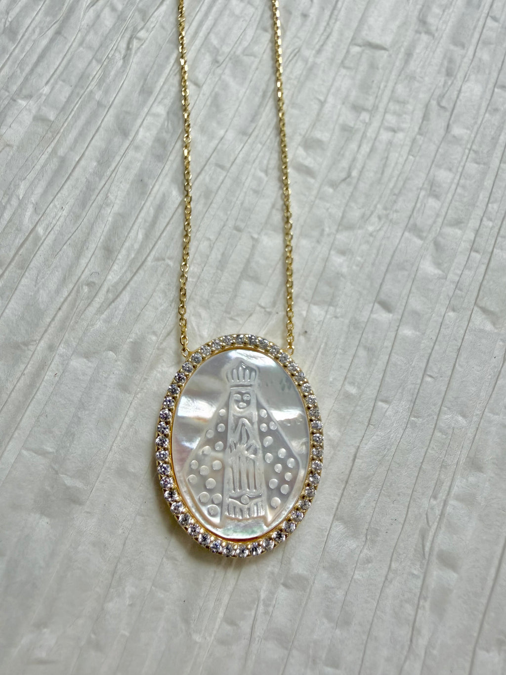 Small Mother of Pearl Caridad