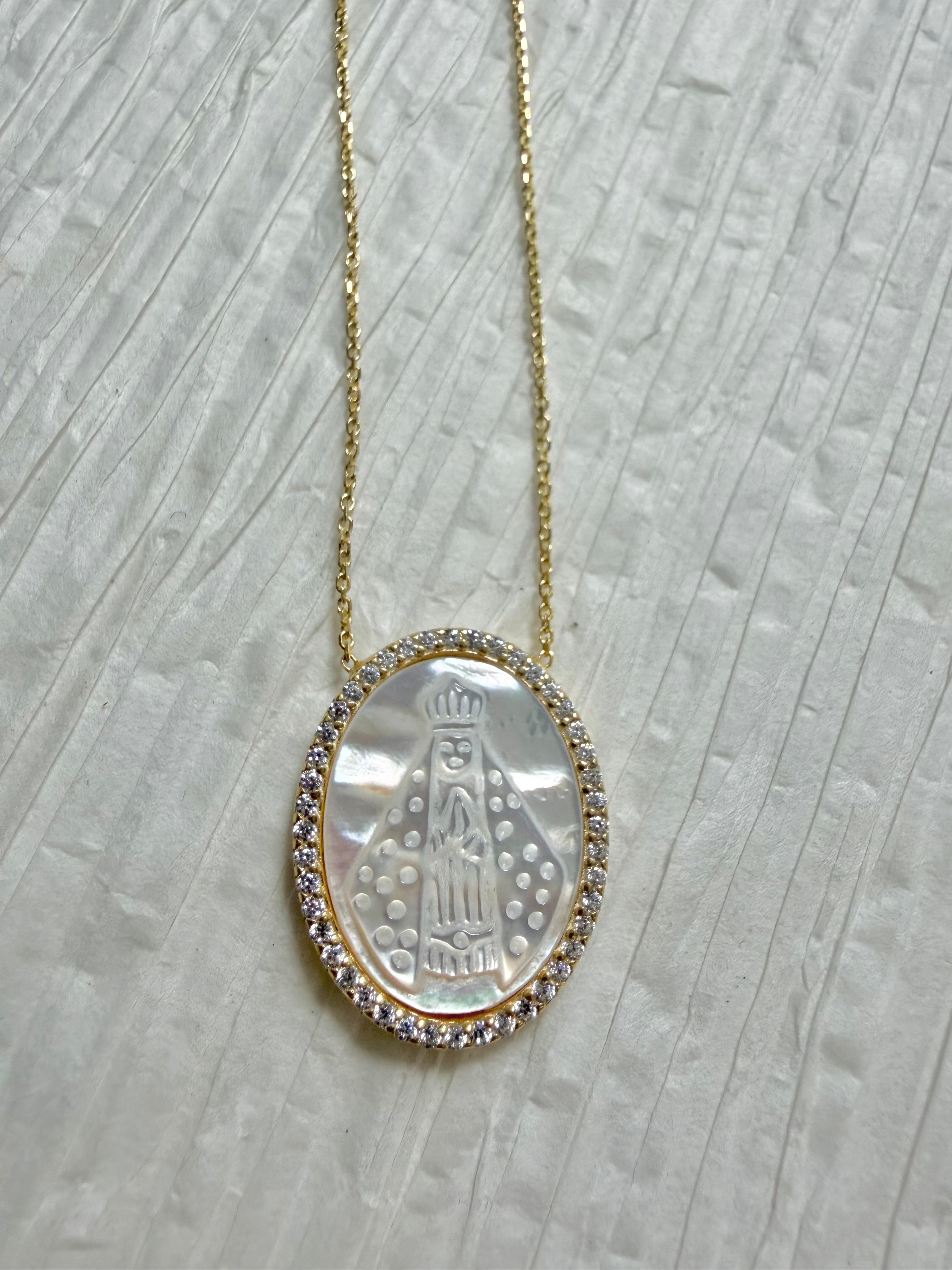 Small Mother of Pearl Caridad