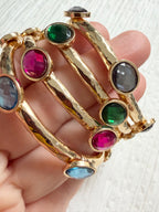 Colored Stone Stretch Bracelet