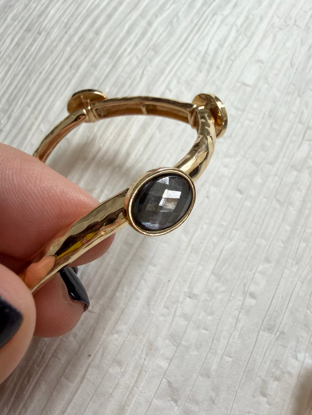 Colored Stone Stretch Bracelet