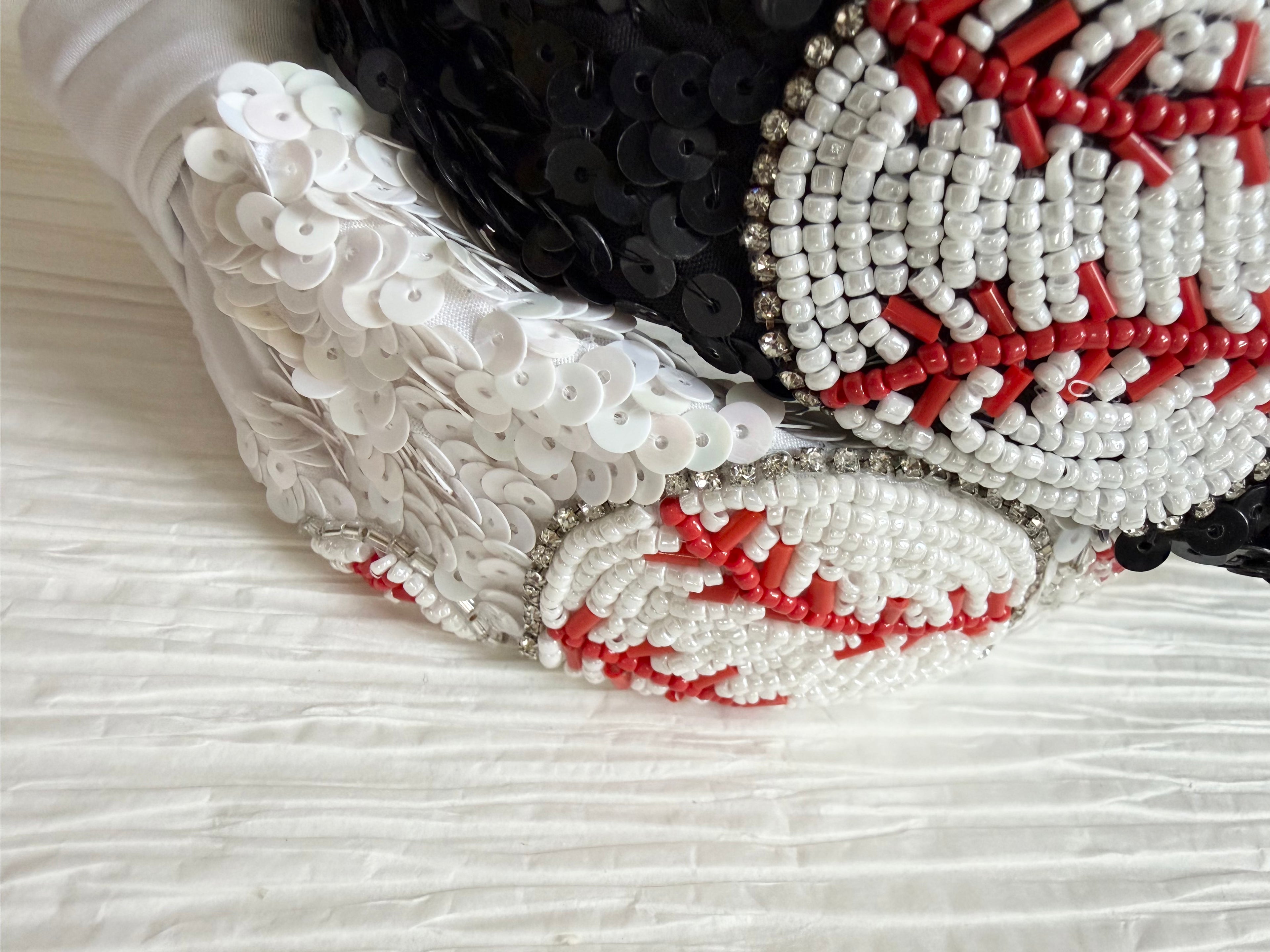 Baseball Sequin Headband