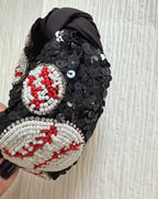Baseball Sequin Headband