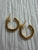 GF Mini Hoops with CZ Star Details