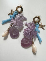 Acrylic Seahorse Earrings