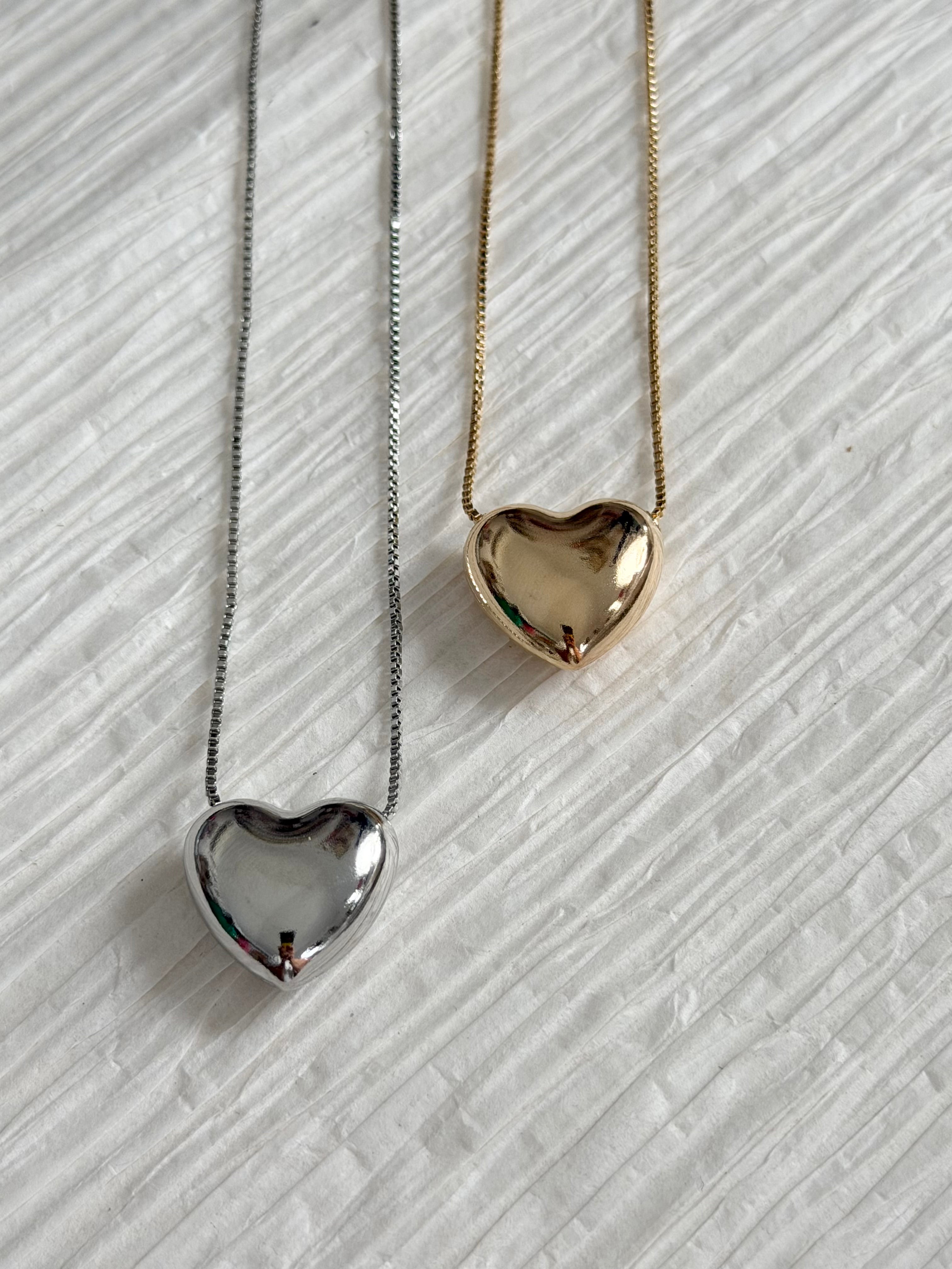Puffy Heart Necklace