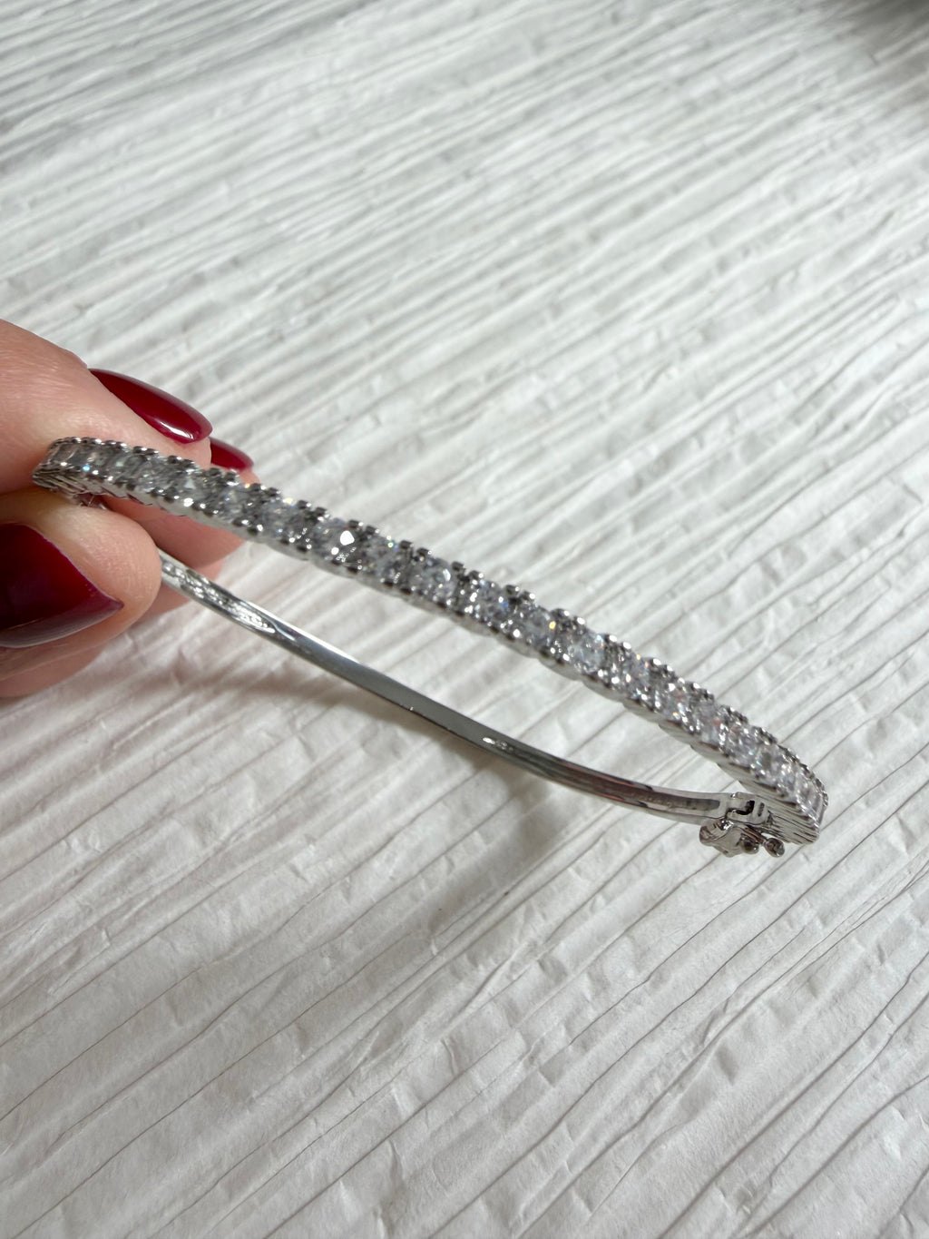 Cuffed Tennis Bracelet