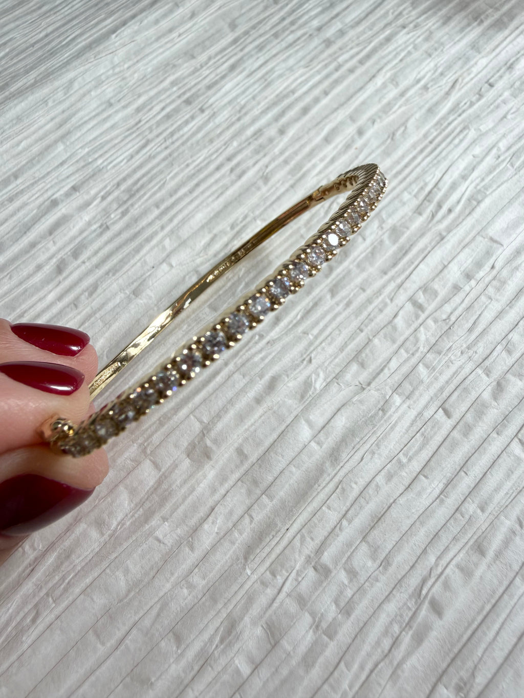 Cuffed Tennis Bracelet
