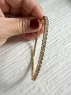 Cuffed Tennis Bracelet