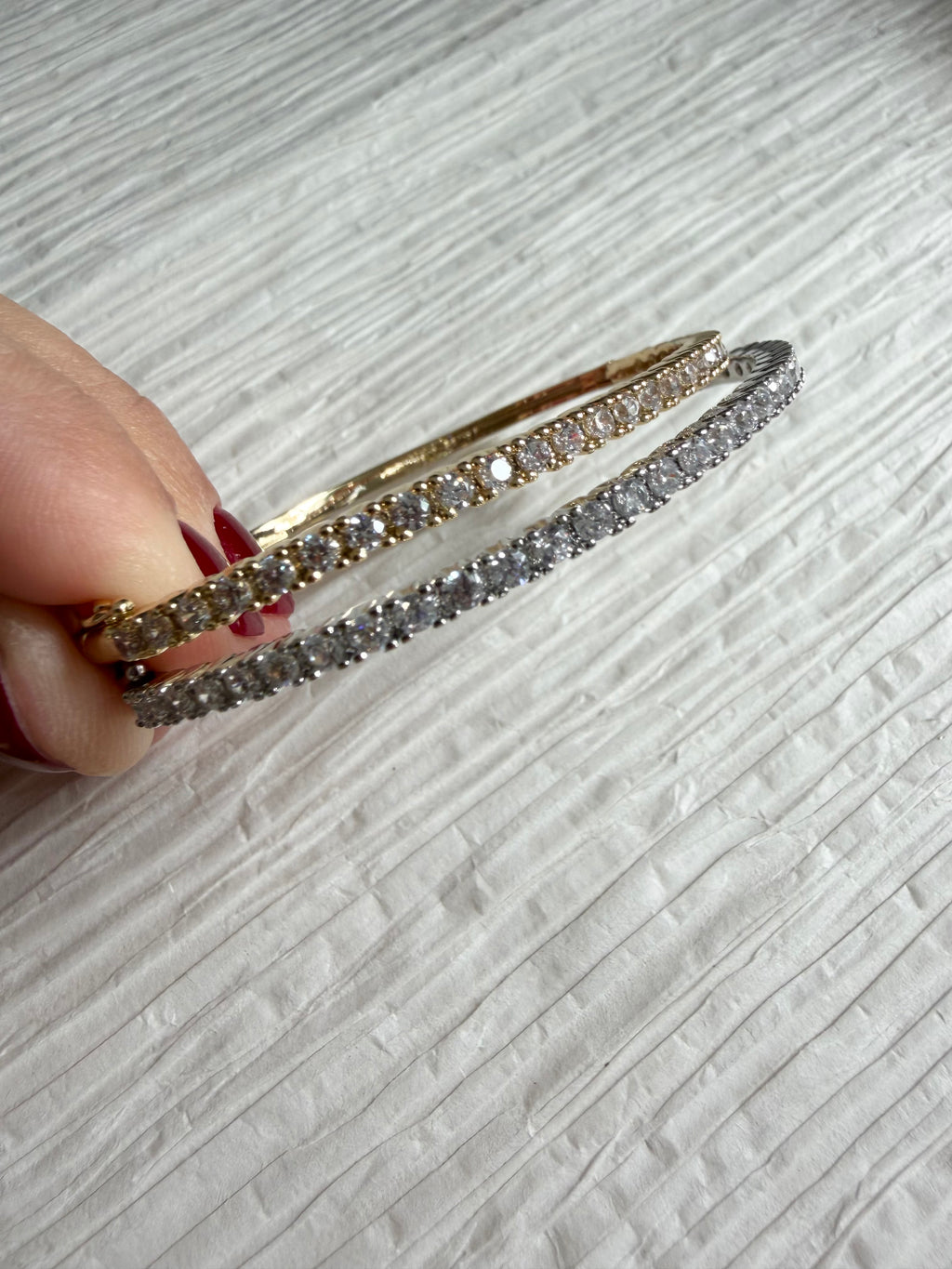 Cuffed Tennis Bracelet