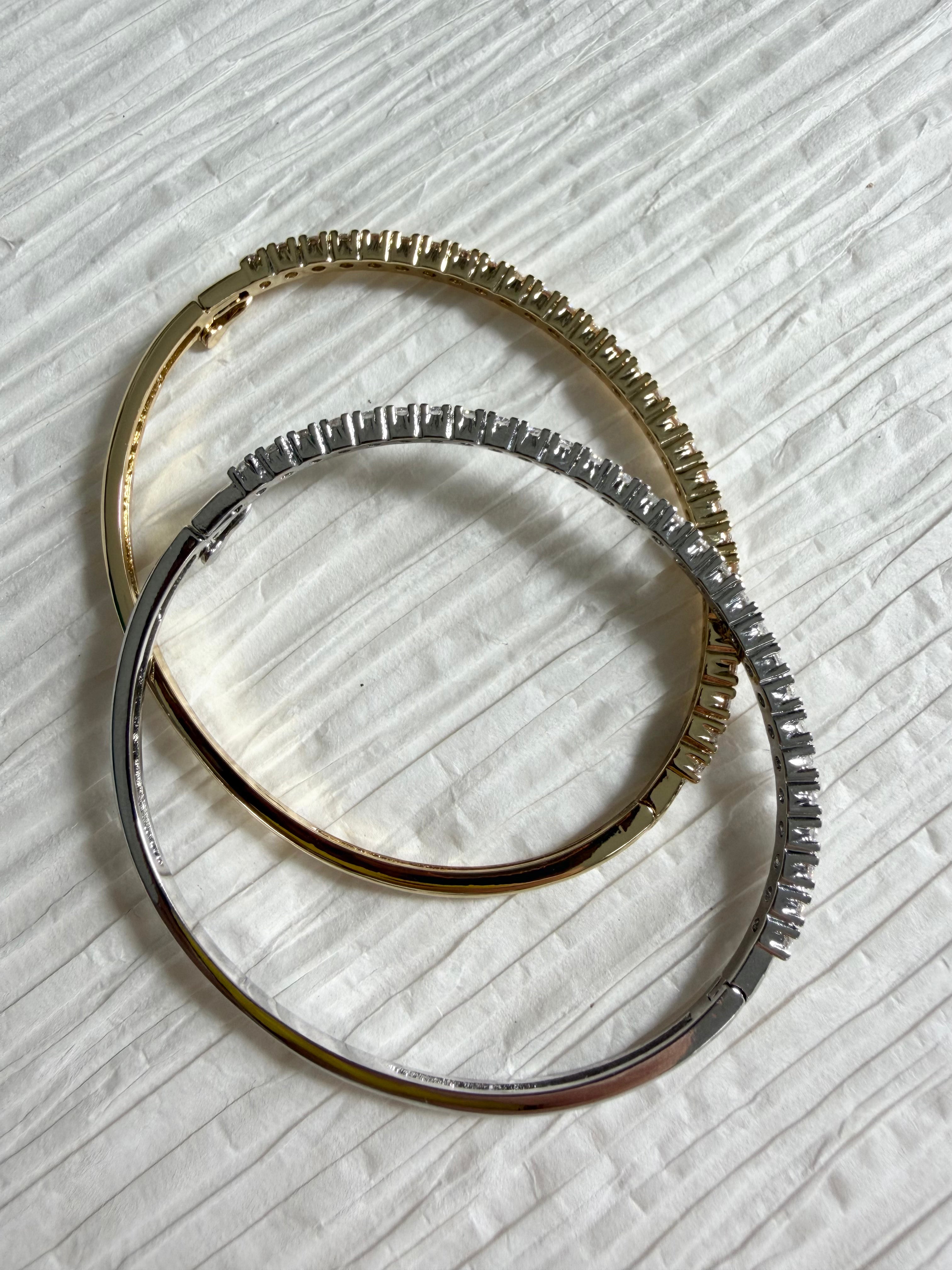 Cuffed Tennis Bracelet