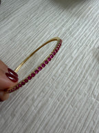 Gold and Colored Bangle