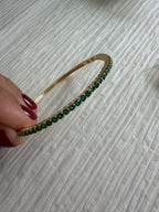 Gold and Colored Bangle