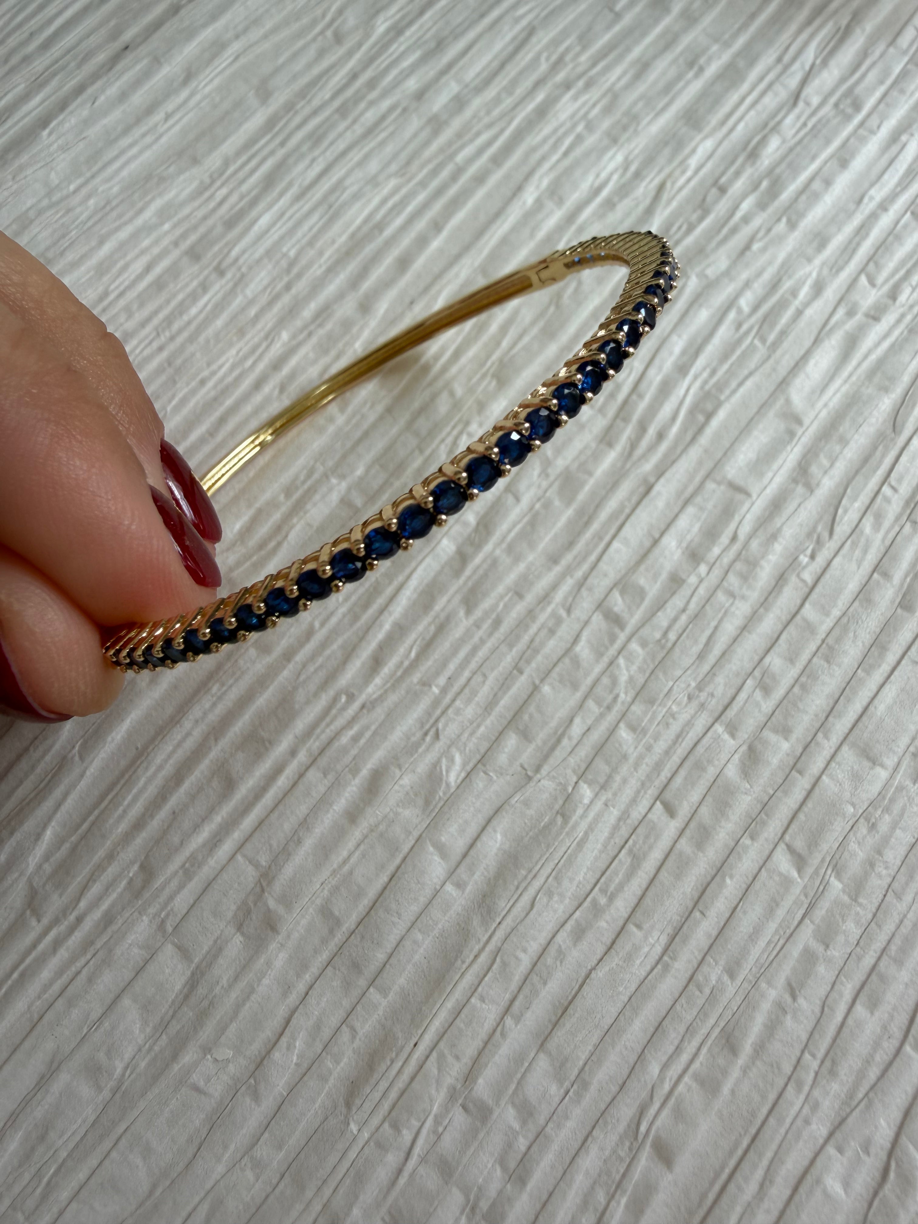 Gold and Colored Bangle