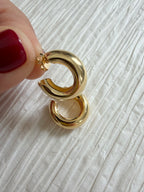 Mini Gold Chunky Hoop