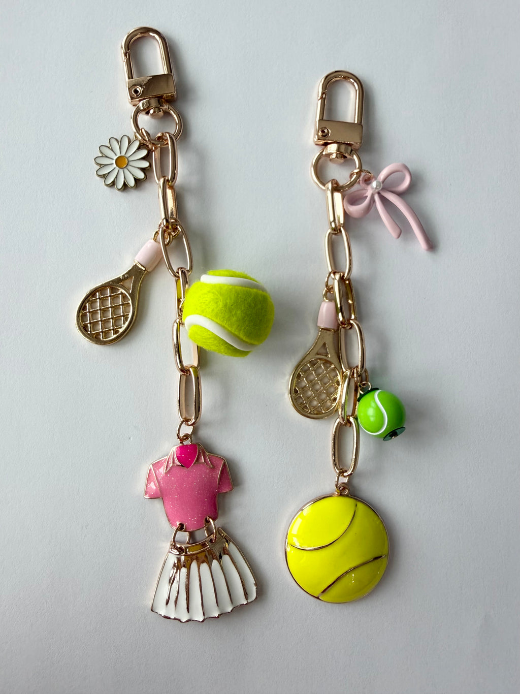 I Love Sports Bag Charm/Keychain