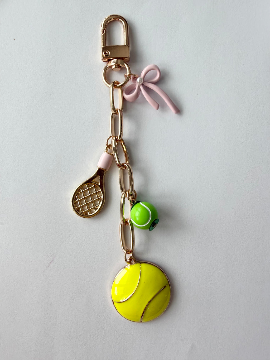 I Love Sports Bag Charm/Keychain