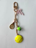I Love Sports Bag Charm/Keychain