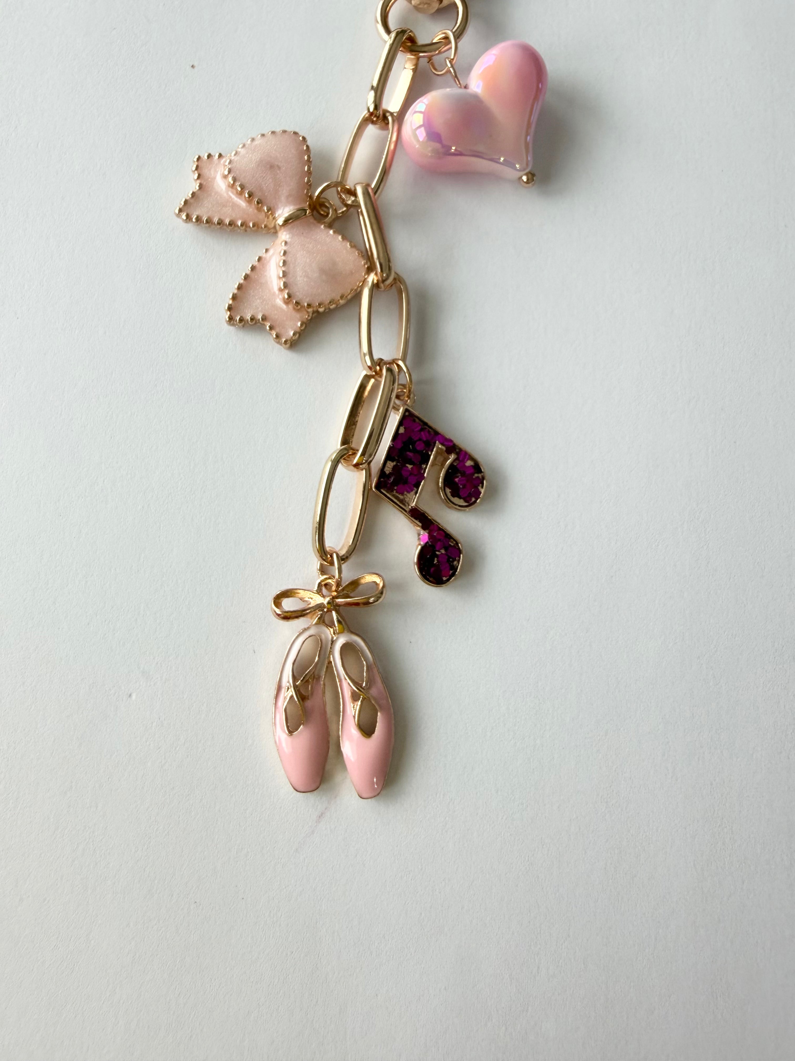 I Love Sports Bag Charm/Keychain