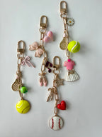I Love Sports Bag Charm/Keychain