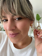 Mini Gold Chunky Hoop