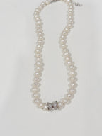 Blinged Out Pearl Necklace