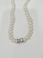 Blinged Out Pearl Necklace